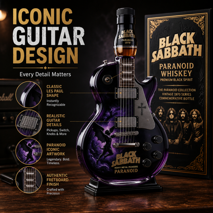 Black Sabbath Guitar Bottle