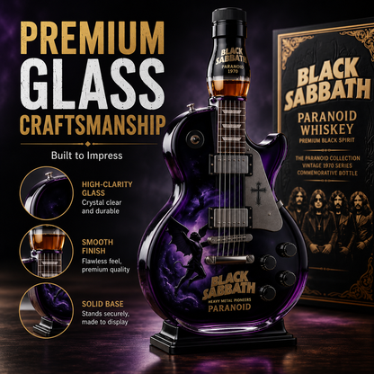 Black Sabbath Guitar Bottle