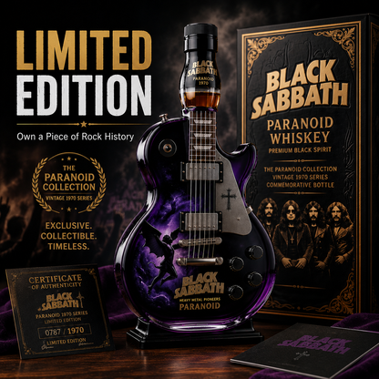 Black Sabbath Guitar Bottle