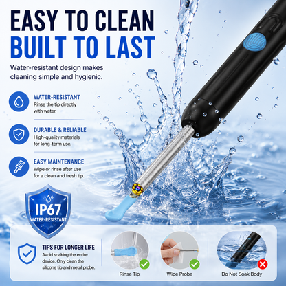 Ear Hygiene Set, HD Visual Earwax Removal Tool with Camera