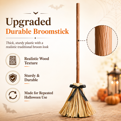 🔥Dancing Witch Broom Touch Activated Halloween Decorations