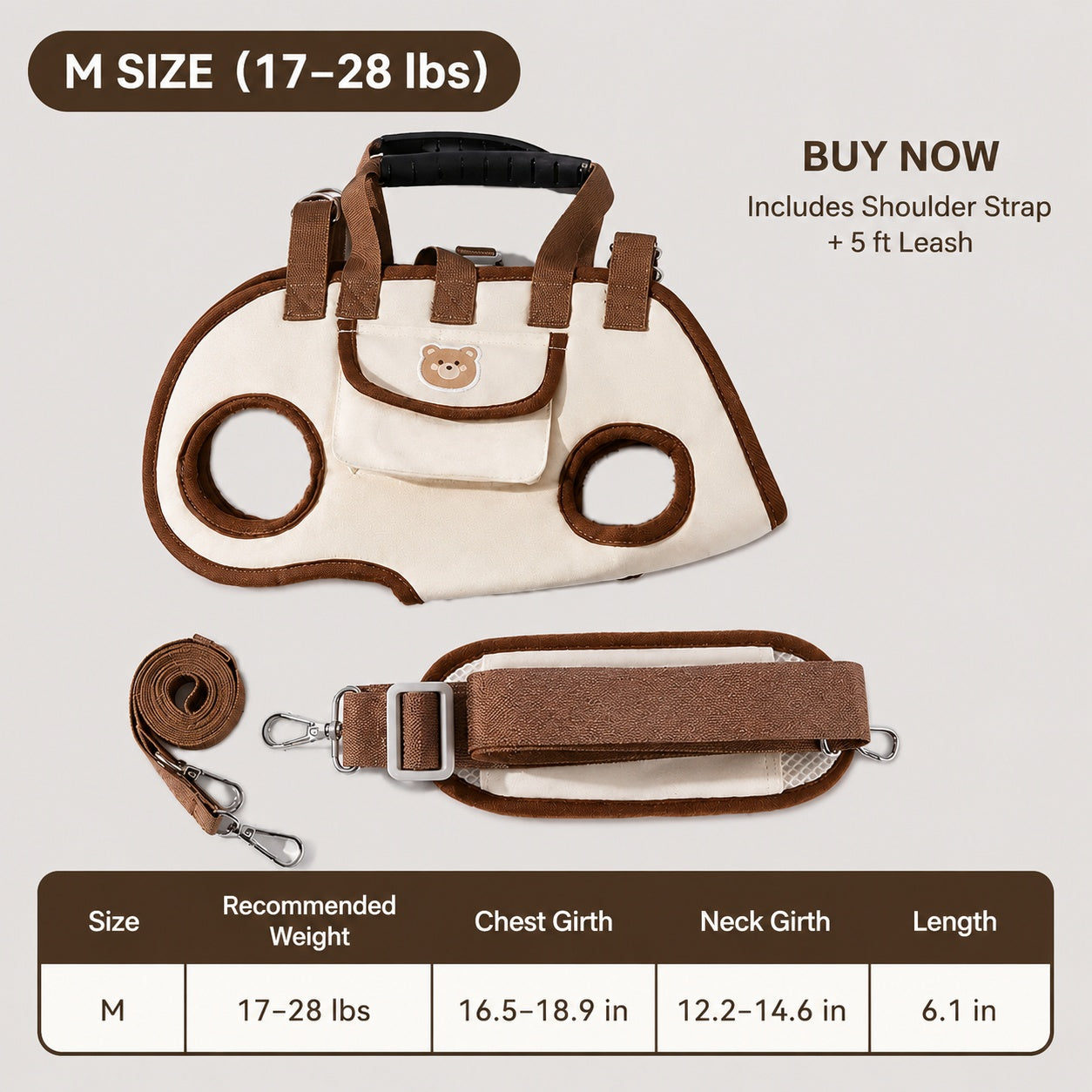 The Ultimate Hands-Free Dog Carrier|Comfortable Support For Every Adventure