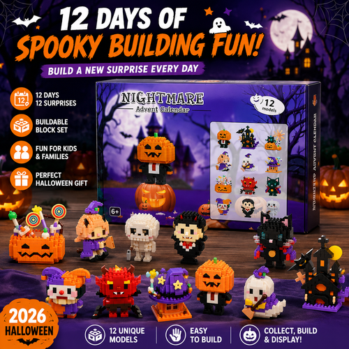 2026 Halloween Building Blocks 12-Day Advent Calendar