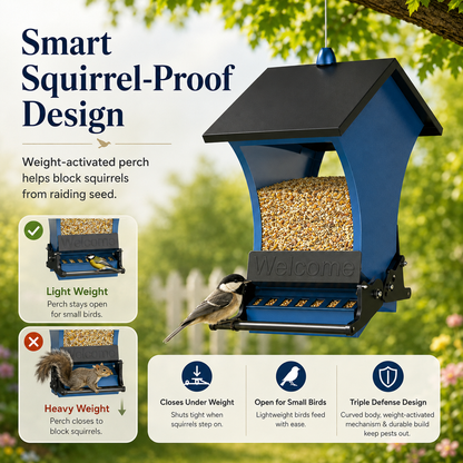 Squirrel Proof Bird Feeders for Outdoors