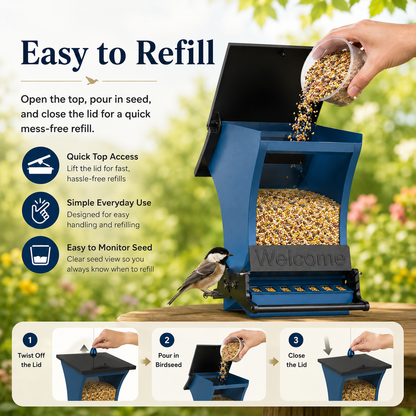 Squirrel Proof Bird Feeders for Outdoors