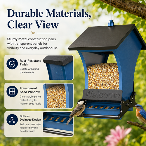 Squirrel Proof Bird Feeders for Outdoors