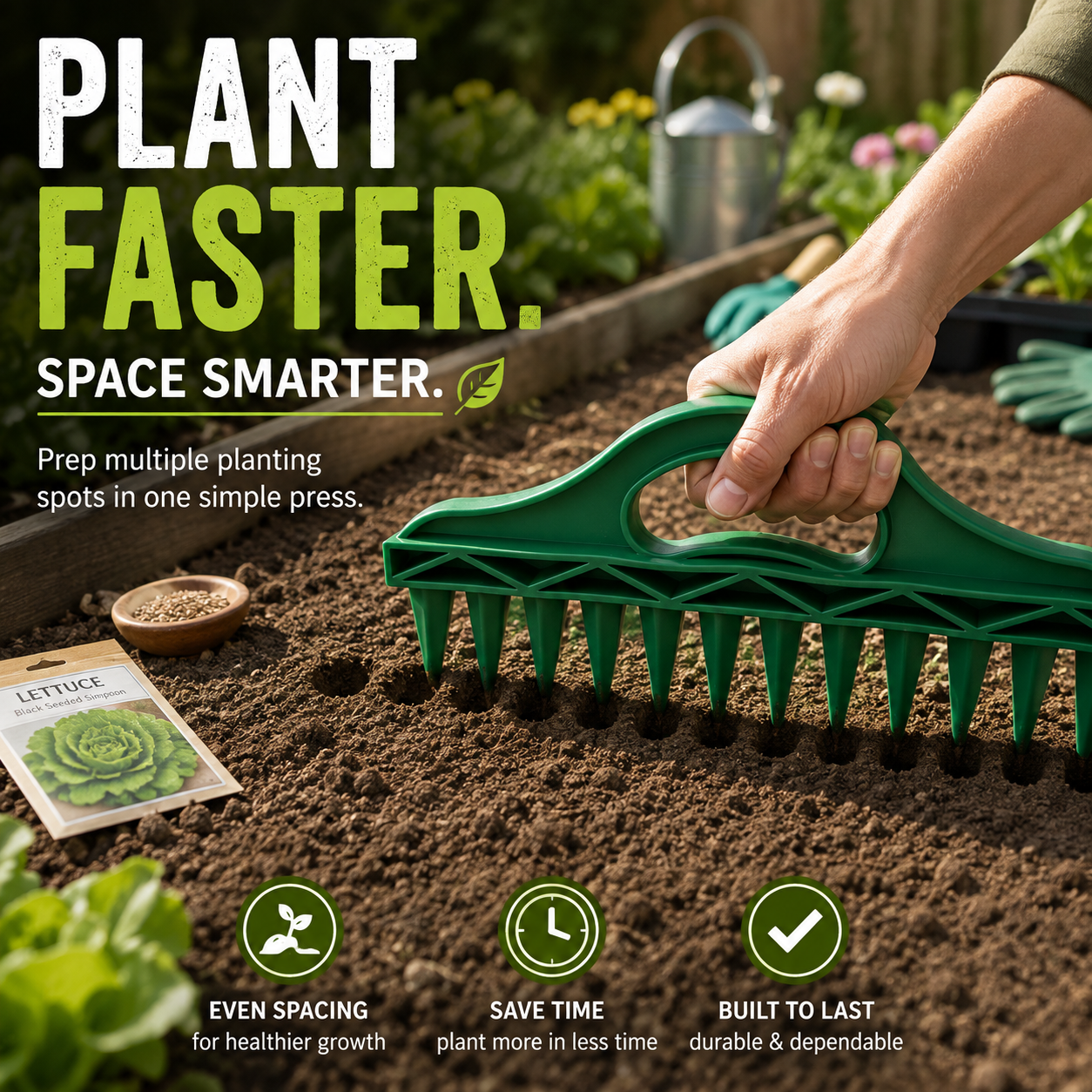 🌱 Quick Seed Planter – Plant Faster, Space Smarter