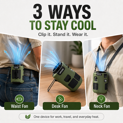 3-IN-1 PORTABLE WAIST FAN
