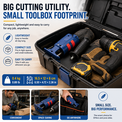 🔧 Drill-to-Saw Adapter – Turn Your Drill Into a Reciprocating Saw