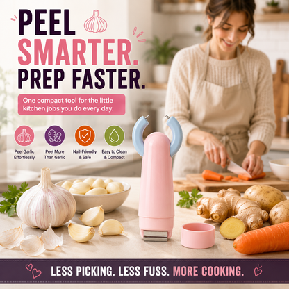 🧄 2-in-1 Garlic & Vegetable Peeler