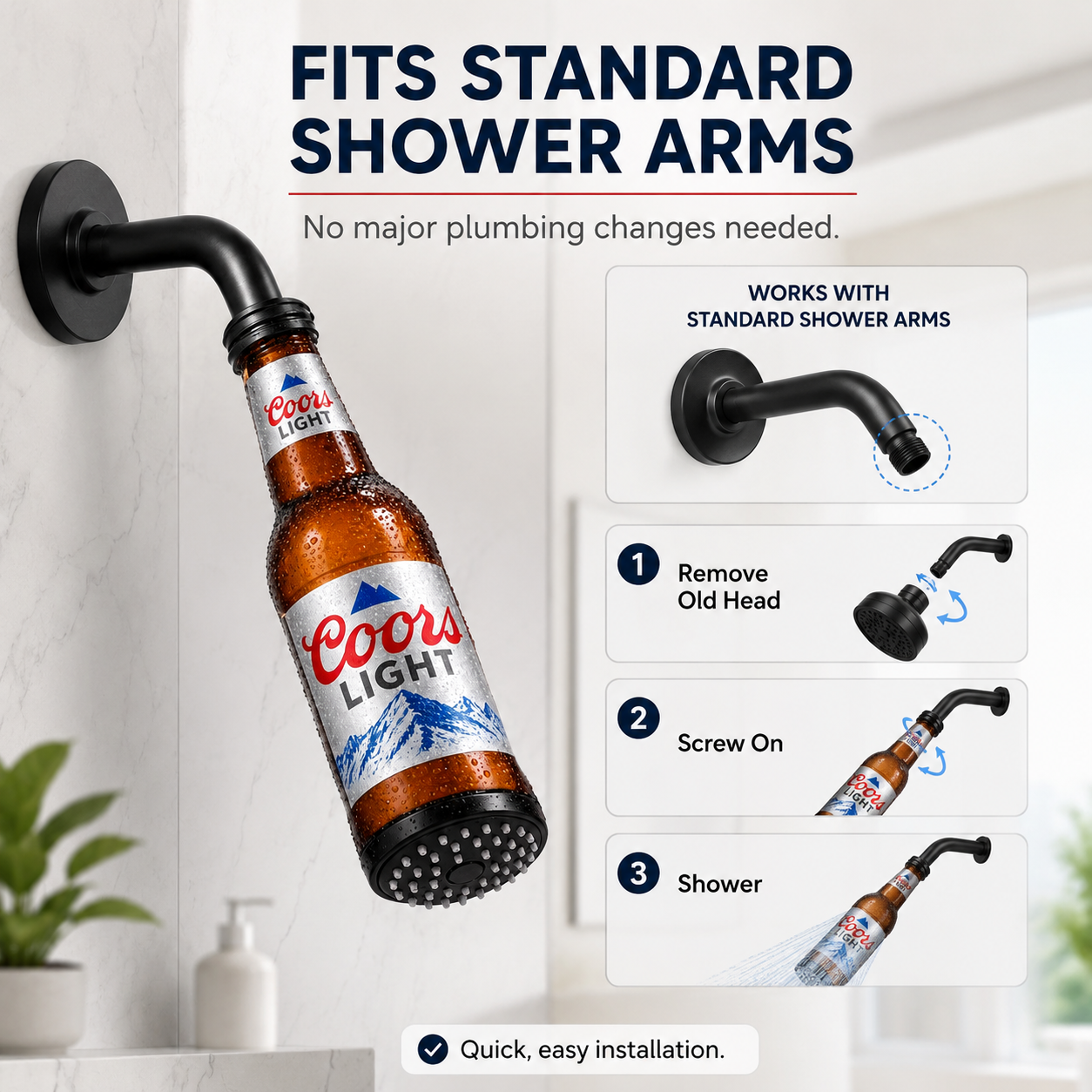🍺🚿Bathroom Beers Shower Heads