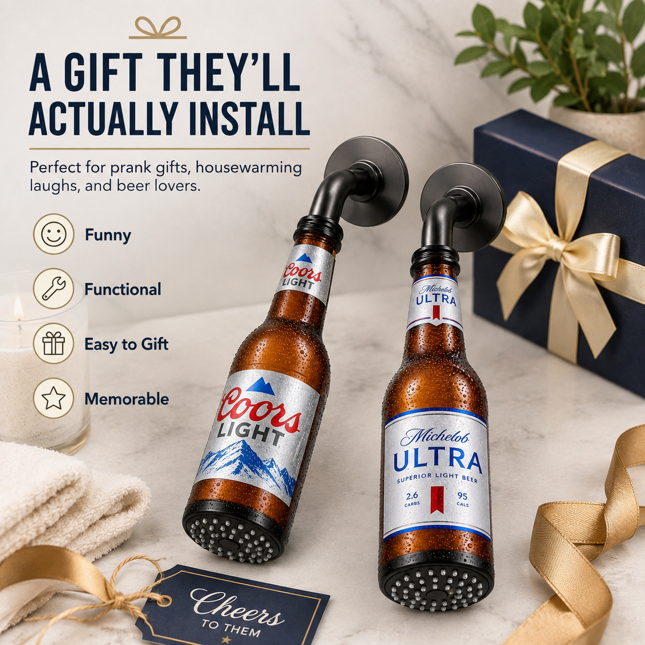 🍺🚿Bathroom Beers Shower Heads