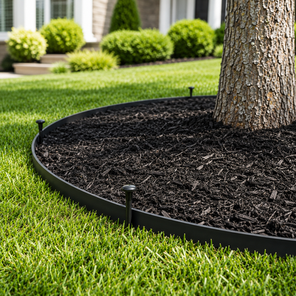 A Must-Have Landscape Edging for Your Garden—2 inches high, 66 feet long, with 100 stakes, no-dig kit