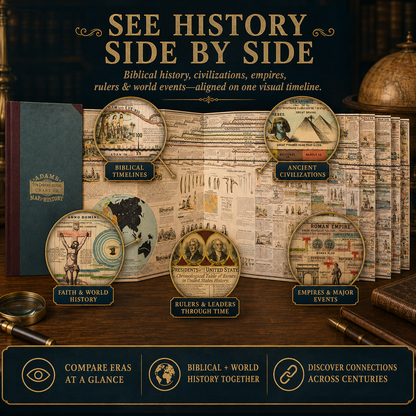 🌍 6,000 Years of Biblical & World History in One 23-Foot Timeline