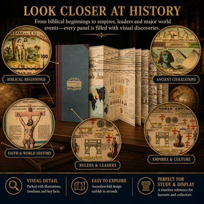 🌍 6,000 Years of Biblical & World History in One 23-Foot Timeline