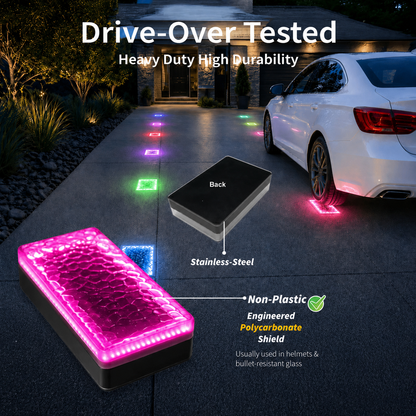 💡🔥4×8 Solar Paver Lights – Flush-Mount Driveway & Walkway Lighting