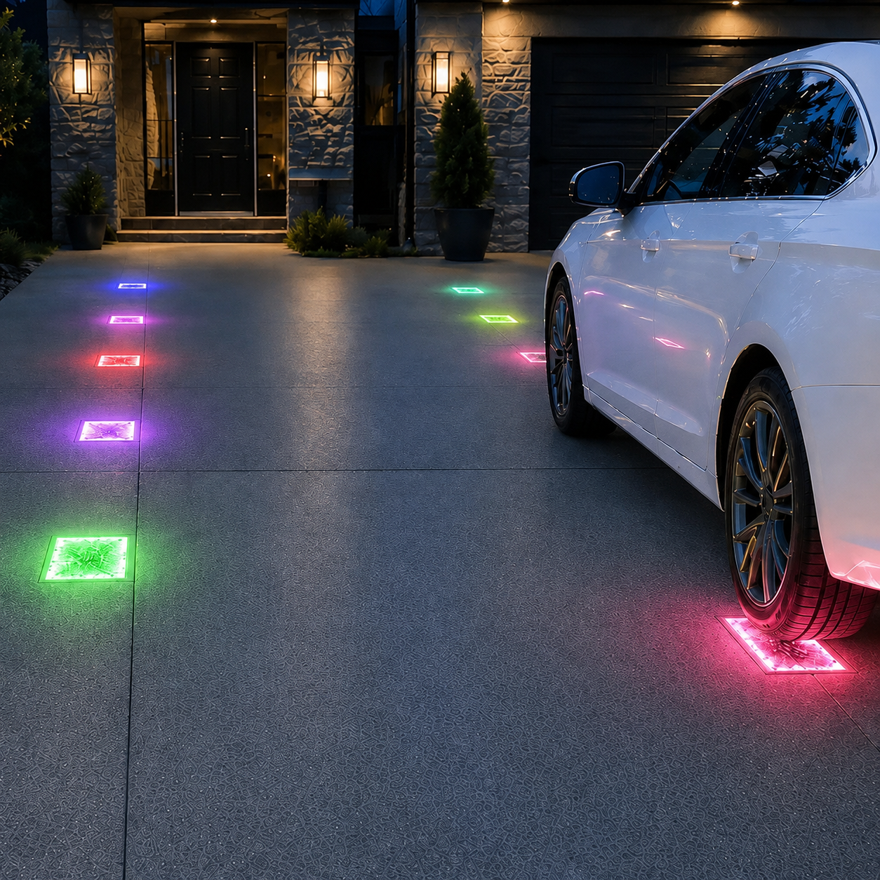 💡🔥4×8 Solar Paver Lights – Flush-Mount Driveway & Walkway Lighting