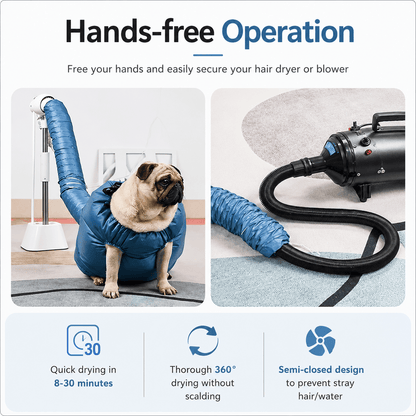 360° Hands-Free Pet Drying Bag Fursera