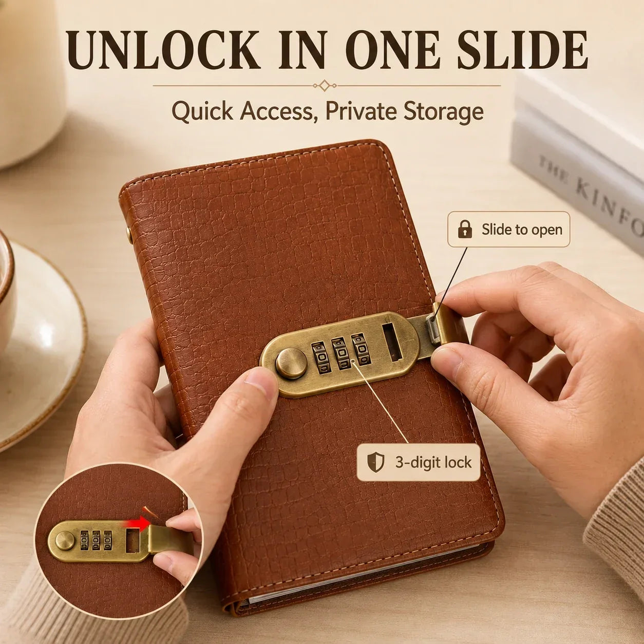🔐Locking Banknote Collection Booklet | Holds 100 Bills
