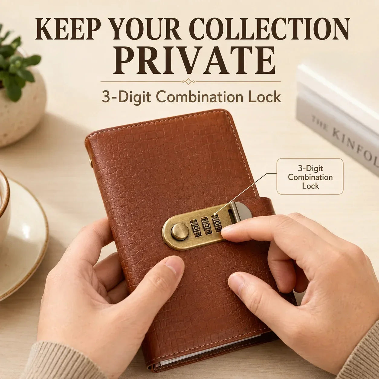🔐Locking Banknote Collection Booklet | Holds 100 Bills