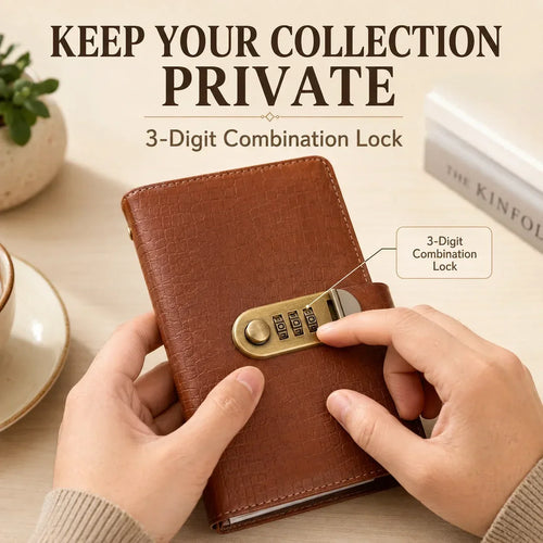 🔐Locking Banknote Collection Booklet | Holds 100 Bills