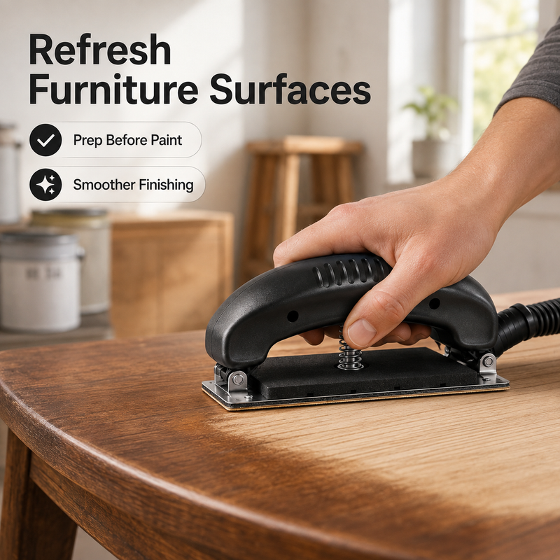Furniture refinishing sanding project