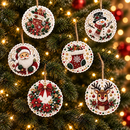 ✨5D Full Round Drill Diamond Painting Kit -🎄Christmas Decorations