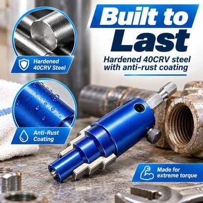 3-Size Pipe Extractor Tool for Broken Pipes & Valves