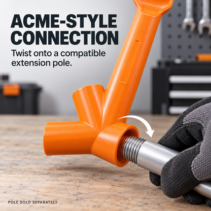 🍂No-Climb Gutter Cleaning Tool – Adjustable No-Ladder Debris Scoop