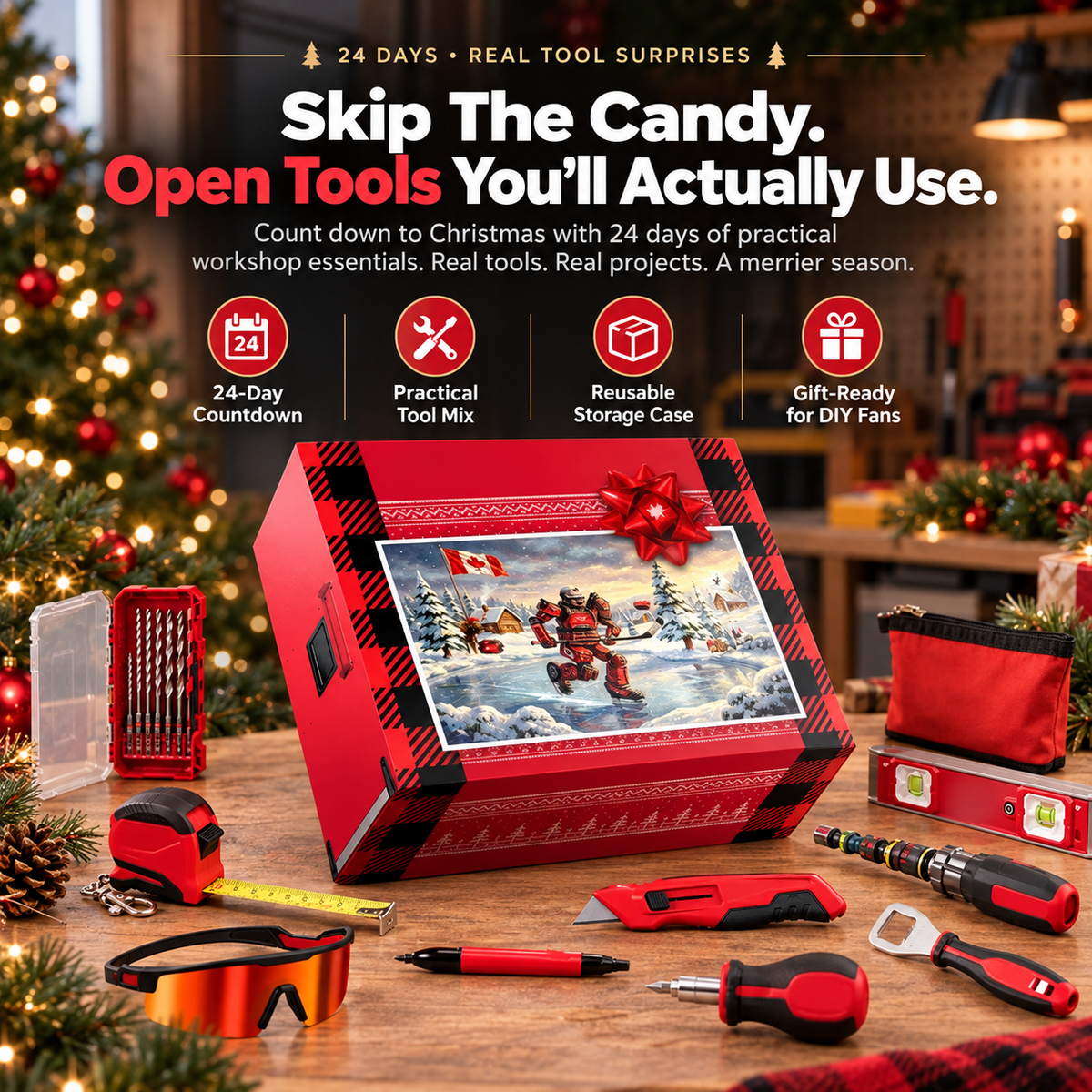 💯24 Days of Tools Christmas Countdown Gift Set