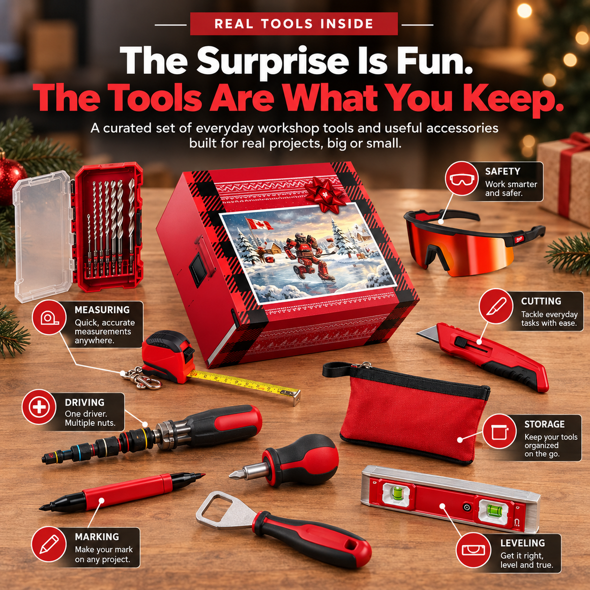 💯24 Days of Tools Christmas Countdown Gift Set