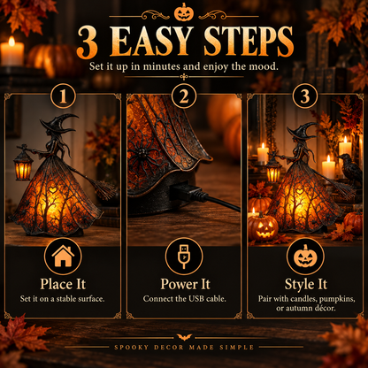 ✨Halloween Witch Lamp🧙