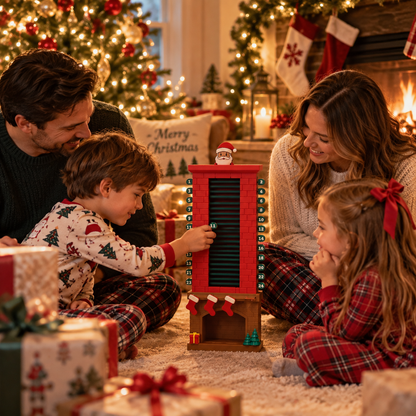 🎅 24 Mornings of Christmas Magic – Santa Chimney Advent Calendar