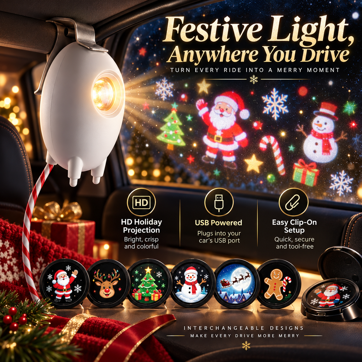 ✨Santa window projector 🎄