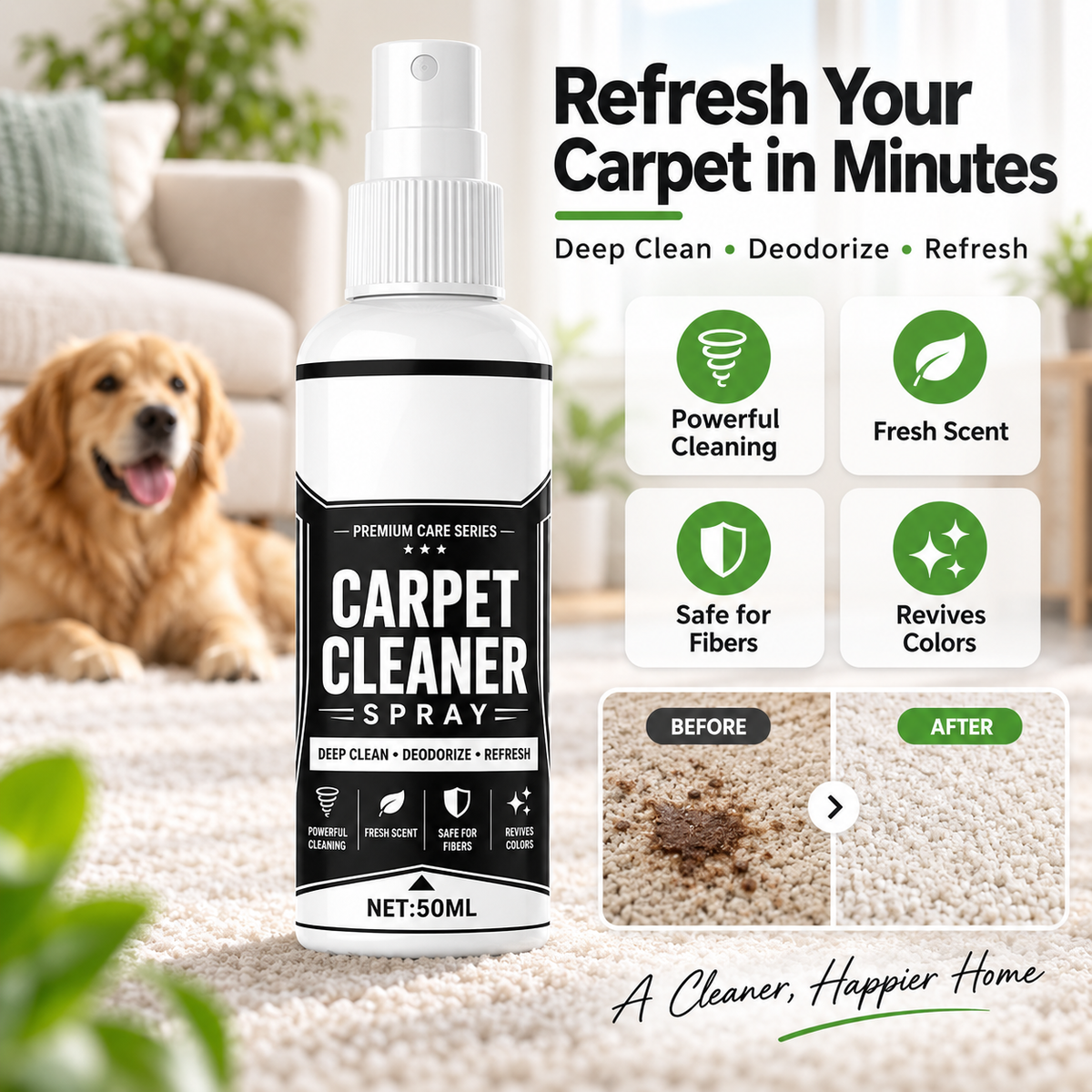 💯Deep Cleaning Carpet Cleaner Spray🐶