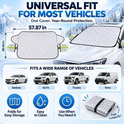 🎉Windshield Snow Cover 57.87 x 45.66 inches