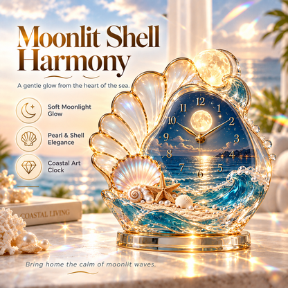 ✨ Coastal Glow Clock – Bring a Little Seaside Calm Home