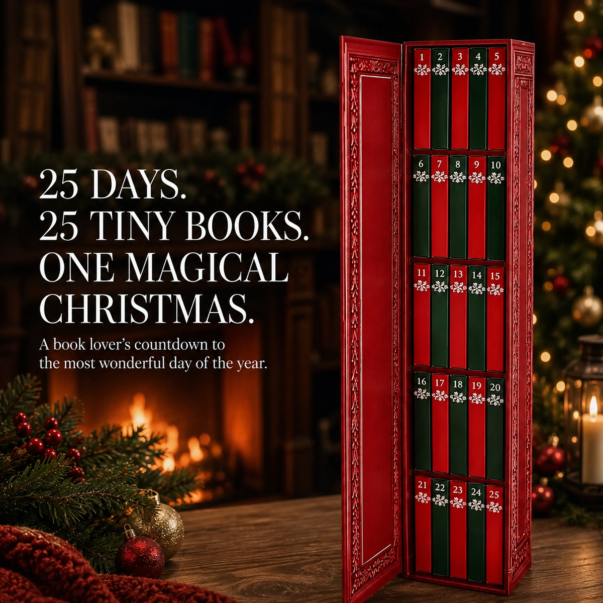 📚 The Ultimate Book Lover Advent Calendar – 25 Days of Tiny Christmas Surprises
