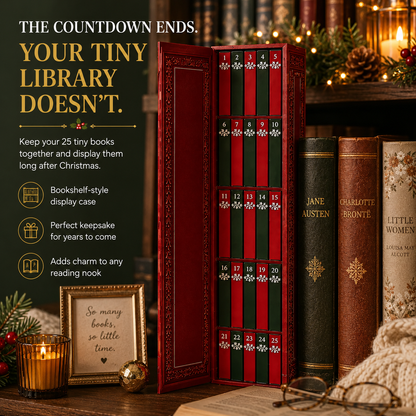 📚 25-Day Mini Book Advent Calendar – A Book Lover's Christmas Countdown
