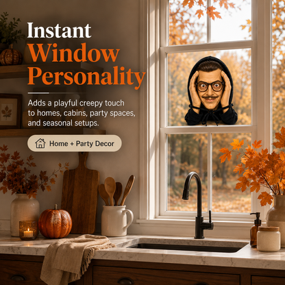 👀 Creepy Window Prank Prop