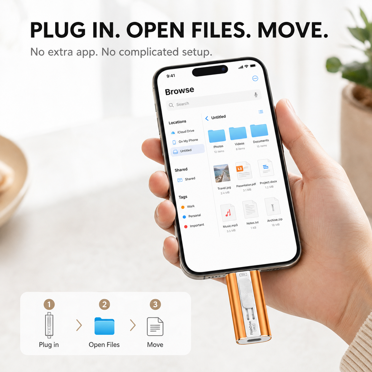 High-Quality Flash Memory Chip USB Thumb Drive