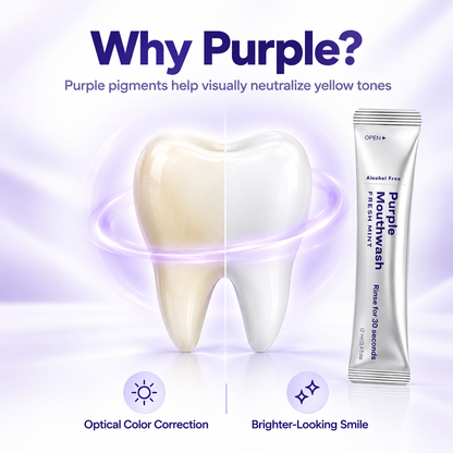💜 30-Second Purple Mouthwash for a Brighter Smile ✨