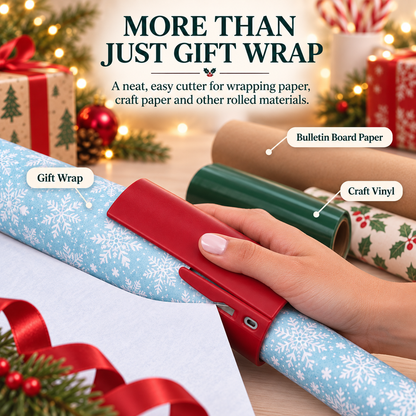 Easy Slide Gift Wrap Cutter – Wrap Faster, Cut Cleaner