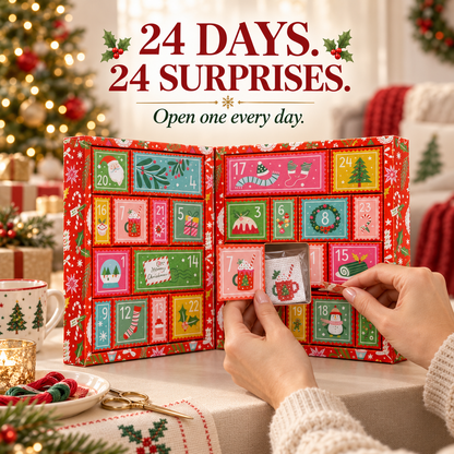 🎄🧵 2026 Cross Stitch Advent Calendar Box | 24 Days of Stitching Surprises for a Magical December 🎁 ✨