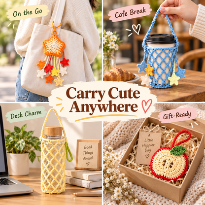 🧶✨Handmade Crochet Bottle Sleeve