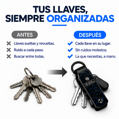 🔑Apple Find My Smart Key Organizer – Compact Trackable Key Holder