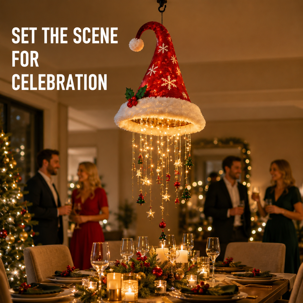 ✨ Holiday Lighted Garland – Make Christmas Glow