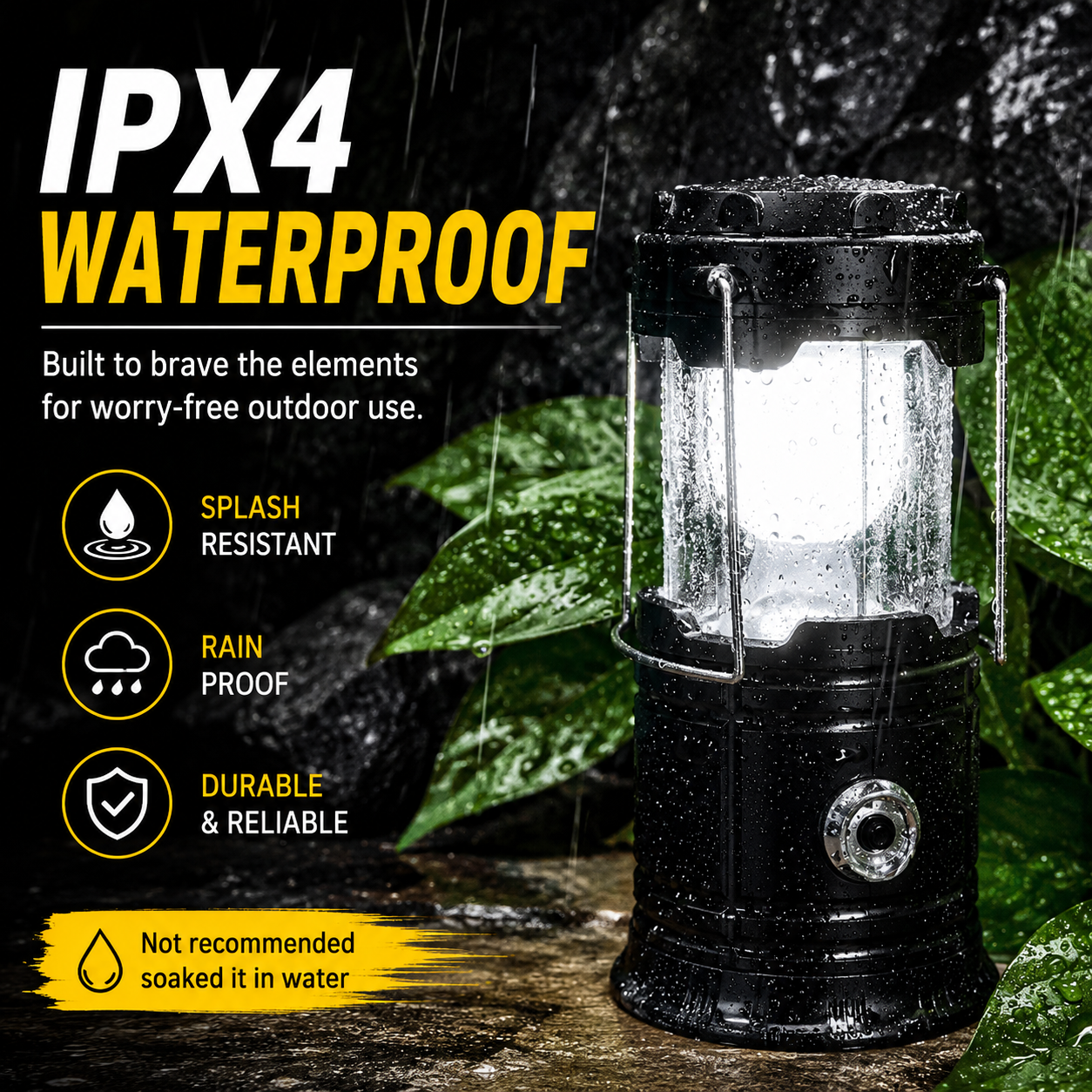 💡2-in-1 Camping Lantern & Flashlight
