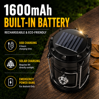 💡2-in-1 Camping Lantern & Flashlight