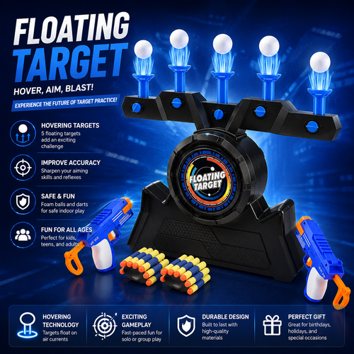 🎯 Fun Floating Target Game – Electric Shooting Toy for Kids!
